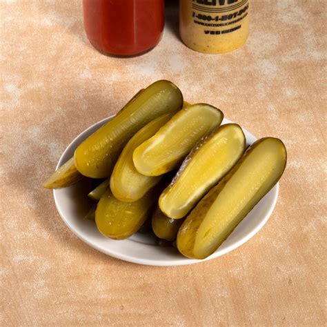 full sour pickles.